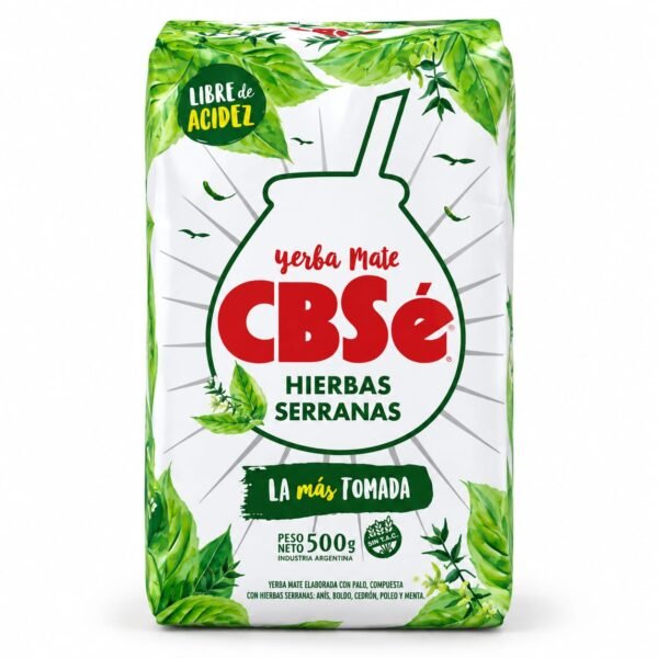 Yerba Mate CBSé Hierbas Serranas 500 g