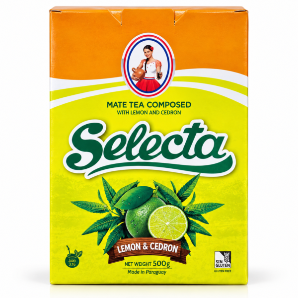 Yerba Mate Selecta Limón y Cedrón 500 g